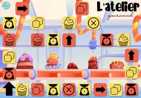 Aperçu - Jeux - L'atelier gourmand - Jeu sur les mesures de masses - Page 1