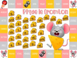 Aperçu - Jeux - Pique le fromton - Jeu sur les préfixes - Page 2