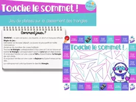 Aperçu - Jeux - Touche le sommet - Les triangles - Page de couverture
