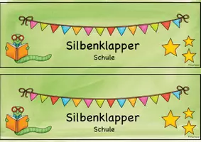 Vorschau - Spiele - Silbenklapper Schule - Leselernprozess - Seite 2