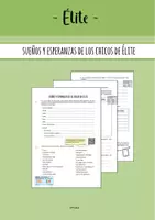 Vorschau - Arbeitsblätter - Sueños y esperanzas de los chicos de Élite - Arbeitsblätter - Deckblatt