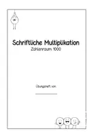 Vorschau - Arbeitsblätter - Schriftliche Multiplikation - Mit und ohne Überschreitung I ZR 1000 #silvesterknaller23 - Seite 1