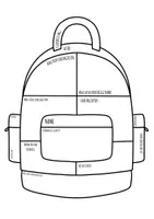 Vorschau - Arbeitsblätter - Alles Über Mich - Rucksack zum Gestalten für den Schulanfang & Schulstart - Seite 1