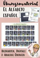 Vorschau - Arbeitsblätter - el alfabeto español - Deckblatt