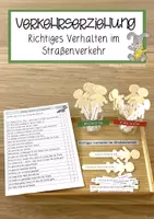 Vorschau - Arbeitsblätter - Verkehrserziehung Richtiges Verhalten im Straßenverkehr - Seite 1