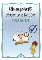 Vorschau - Unterrichtsreihen - Aktiv und Passiv - Übungsheft / Stationsarbeit / Arbeitsbogen (ab Klasse 7) - Seite 1