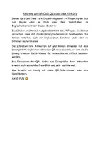 Vorschau - Arbeitsblätter - Quiz/ QR-Code-Quiz über New York City - Seite 1