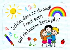 Vorschau - Poster - Willkommensposter, Willkommensschilder zum Schulbeginn, Willkommen - Seite 2