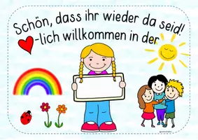 Vorschau - Poster - Willkommensposter, Willkommensschilder zum Schulbeginn, Willkommen - Seite 3