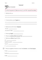 Vorschau - Arbeitsblätter - Wiederholung Lesen + Rechtschreibung + Grammatik, Deutsch Klasse 6 - Seite 3