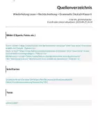 Vorschau - Arbeitsblätter - Wiederholung Lesen + Rechtschreibung + Grammatik, Deutsch Klasse 6 - Seite 1