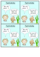 Vorschau - Spiele - Meerestiere: Pantomime-Spiel (Wortschatz) - DaZ / Deutsch - Kl. 2/3 - Seite 3