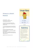 Vorschau - Spiele - WOHNEN DaZ - UNSER HAUS - DaZ Lesespiele - Ich habe wer hat Spiel - für Hörverstehen, Wortschatztraining, Lesen und Verstehen - Variante 1 - Seite 1