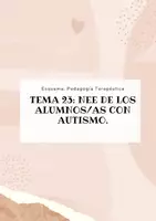 Vista previa - Unidades / Secuencias / Situaciones de Aprendizaje - Oposiciones Pedagogía Terapéutica: esquema tema 23 - Portada