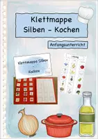 Vorschau - Stationenlernen - Klettmappe Silben Kochen - Deckblatt