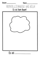 Vorschau - Mal- und Bastelvorlagen - Es ist kein… Weitermalbilder zur Anregung der Kreativität 🎨 - Seite 3