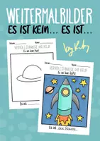 Vorschau - Mal- und Bastelvorlagen - Es ist kein… Weitermalbilder zur Anregung der Kreativität 🎨 - Deckblatt