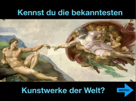 Vorschau - Stundenentwürfe - KUNST: Die 15 bekanntesten Kunstwerke der Welt (PDF-Quiz) - Seite 1