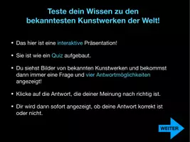 Vorschau - Stundenentwürfe - KUNST: Die 15 bekanntesten Kunstwerke der Welt (PDF-Quiz) - Seite 2