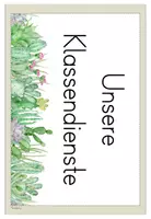Vorschau - Präsentationen/Tafelbilder - Klassendienste - Classroom Management - Seite 1