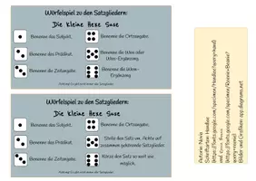 Vorschau - Spiele - Würfelspiel - Satzglieder - Kleine Hexe Suse 3 - Seite 1