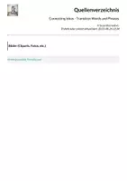 Vorschau - Arbeitsblätter - Connecting Ideas - Transition Words and Phrases - Seite 1