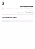 Vorschau - Poster - Englisch Oberstufe - Summary - Comprehension Task - Merkblatt I Übersicht I Merkposter - Seite 1