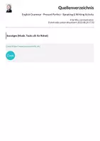 Vorschau - Arbeitsblätter - English Grammar - Present Perfect - Speaking & Writing Activity - Seite 3