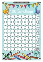 Vorschau - Arbeitsblätter - 100 Schultage Plakat & To Go-Kärtchen für die Rechenmappe - Seite 3