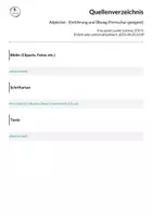 Vorschau - Arbeitsblätter - Adjektive - Einführung und Übung (Fernschul-geeignet) - Seite 1