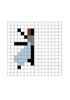 Vorschau - Arbeitsblätter - Symmetrie Pixelbilder Insekten - Seite 1