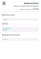 Vorschau - Arbeitsblätter - Capitalization - Übung Groß-/Kleinschreibung Englisch - Seite 1