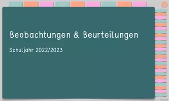 Vorschau - Lehrpläne/Lehrermaterial - Materialpaket: Lehrerplaner 22/23 + Beobachtung & Beurteilung 22/23 - Seite 1