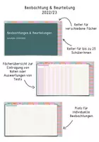 Vorschau - Lehrpläne/Lehrermaterial - Beobachtungen & Beurteilungen 22/23 - Deckblatt