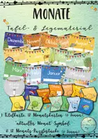 Vorschau - Spiele - Monate Tafel- und Legematerial - Deckblatt