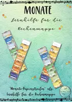 Vorschau - Merkblätter - Monate Lernhilfe & Lernstütze für die Rechenmappe - Deckblatt