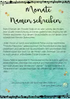 Vorschau - Spiele - Monatsnamen schreiben lernen & Monatsreihenfolge lernen - Seite 1