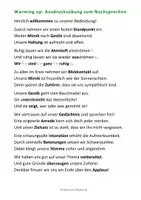 Vorschau - Arbeitsblätter - Rhetorik - eine kurze, aber effektive Aufwärmübung - Seite 1