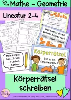 Vorschau - Stundenentwürfe - Geometrische Körper (Körperrätsel schreiben) - Deckblatt