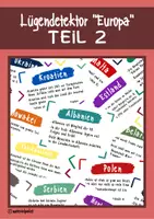 Vorschau - Spiele - Warm-Up Geographie: Lügendetektor Europa Teil 2 - Deckblatt