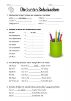 Vorschau - Arbeitsblätter - Materialpaket: Alle meine DaZ-Materialien (Stand 01.08.2026) - Deckblatt