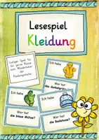Vorschau - Spiele - Lesespiel Kleidung: Ich habe wer hat - Deckblatt