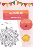 Vorschau - Mal- und Bastelvorlagen - Ausmalbild: Mandala 1, Stillarbeit - Deckblatt