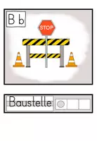 Vorschau - Arbeitsblätter - Buchstabe B - Materialpaket Buchstabeneinführung Schreiblehrgang DaZ / Deutsch - Seite 2