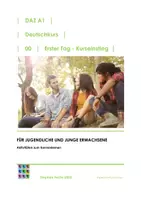 Vorschau - Stundenentwürfe - DaZ A1-Kurs Einstieg Aktivitäten zum Kennenlernen - Deckblatt