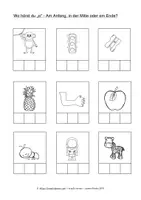 Vorschau - Arbeitsblätter - Arbeitsblätter zum Buchstaben Aa in Druckschrift für den Schreiblehrgang - Seite 3