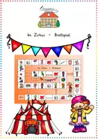 Vorschau - Spiele - Im Zirkus - Brettspiel (DaZ) - Deckblatt