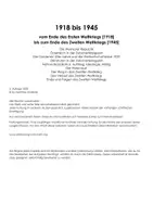 Vorschau - Arbeitsblätter - Arbeitsheft Geschichte 1918 bis 1945 mit Erklärvideos, Onlineübungen und Lösungen - Seite 1