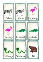 Vorschau - Spiele - Zootiere - Kartenspiel Schwarzer Peter (DaZ) - Seite 1