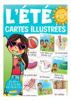 Vista previa - Decoración del aula - l'été (el verano) français tarjetas con vocabulario / imágenes Francés - Portada